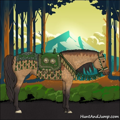 Horse Color:Buckskin Roan Dun