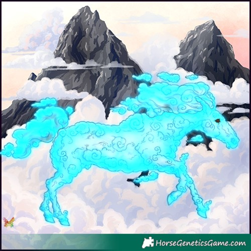 Horse Color:Thunderstruck White Spotted Liver Chestnut Ice Sabino 