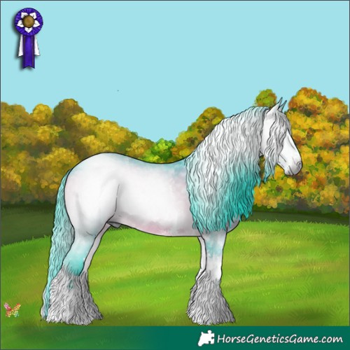 Horse Color:Gray Watercolor Brown Onyx Sabino 