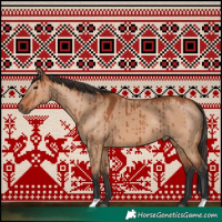 Horse Color:Bay Dun Brindle 