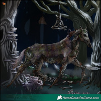 Horse Color:Void Nacre Plaid  Buckskin Ice Roan Dun 