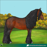 Horse Color:Brown 