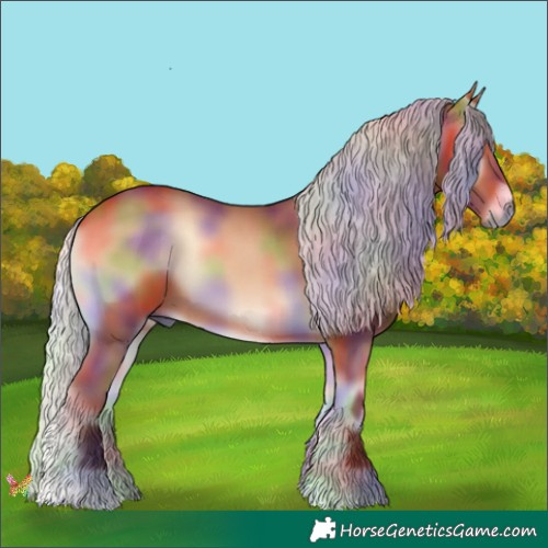 Horse Color:Nacre Silver Bay Onyx 