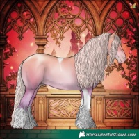 Horse Color:Silver Amber Cream Champagne Pearl Dun Tobiano 