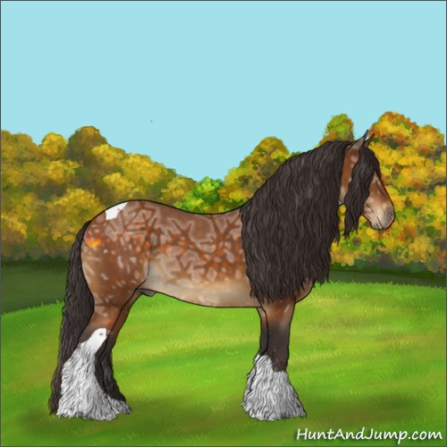 Horse Color:Buckskin Ice Tobiano 