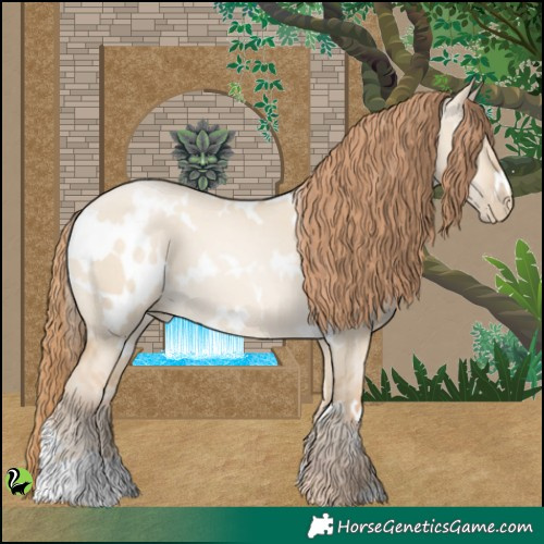 Horse Color:White Spotted Smoky Grullo Pearl 