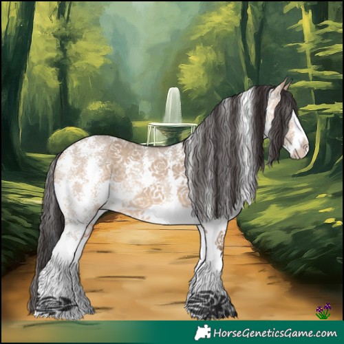 Horse Color:Bay Dun Sabino Splash Rabicano