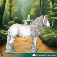 Horse Color:Silver Bay Roan Dun Sabino Splash Rabicano 