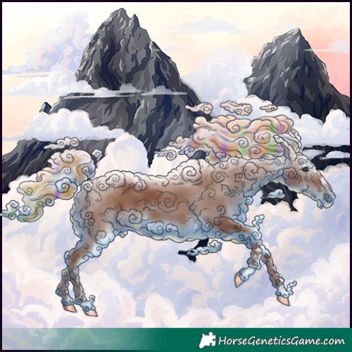 Horse Color:Gray Painted Chestnut 