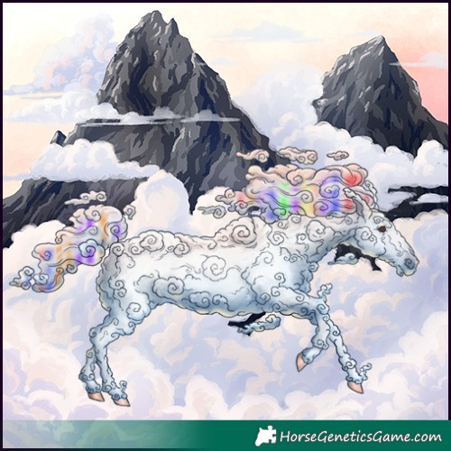 Horse Color:Gray Painted Classic Champagne 
