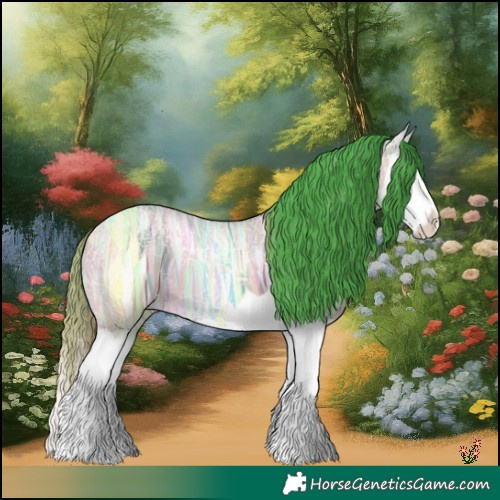 Horse Color:Watercolor Bay Ice Splash 