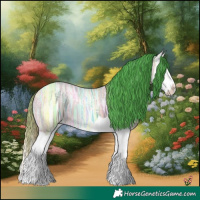 Horse Color:Watercolor Bay Ice Splash 