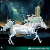 Horse Color:Gray Painted Chestnut 