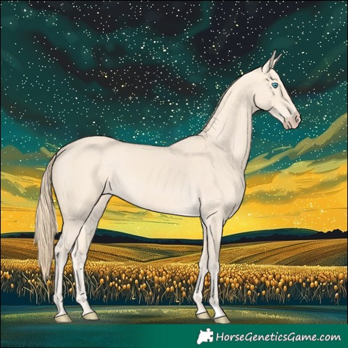 Horse Color:Perlino