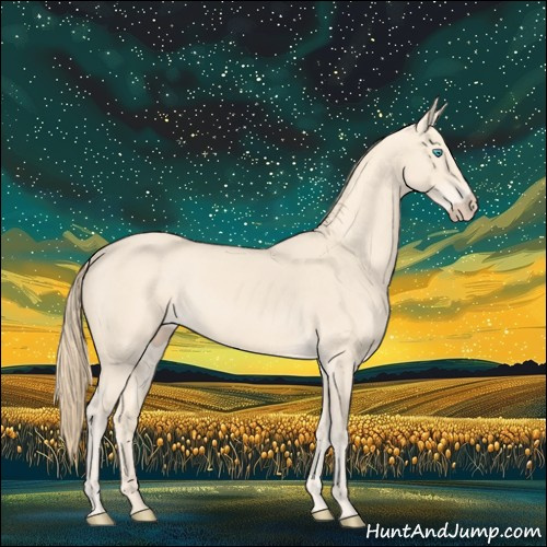 Horse Color:Perlino 