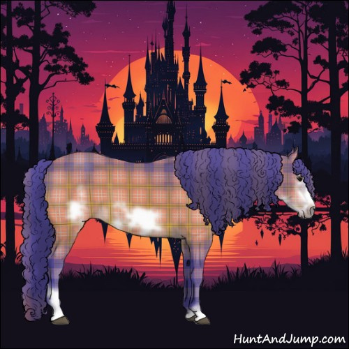 Horse Color:Watercolor Plaid  Brown Sabino Frame 