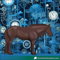 Horse Color:Chocolate Brown 