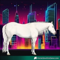 Horse Color:Cremello Dun Tobiano 
