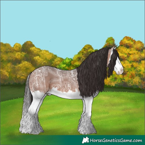 Horse Color:Bay Ice Splash 