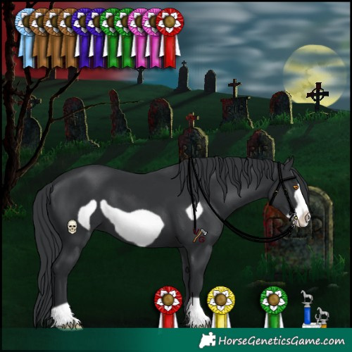 Horse Color:Black Frame 