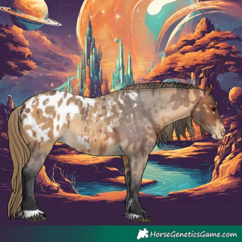 Horse Color:Bay Roan Appaloosa  and Buckskin Roan Appaloosa 