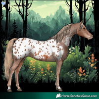 Horse Color:Chestnut Appaloosa 