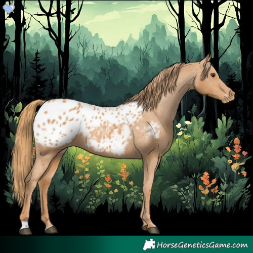 Horse Color:Chestnut Appaloosa