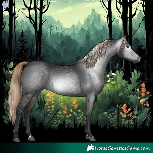 Horse Color:Gray Liver Chestnut