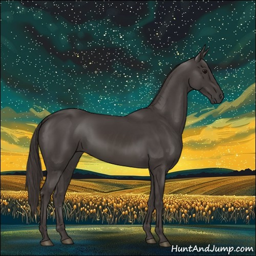 Horse Color:Smoky Black