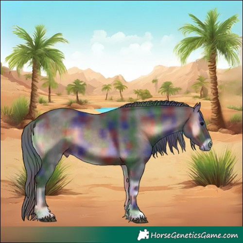 Horse Color:Nacre Brown Onyx 