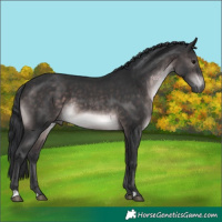 Horse Color:Platinum Brown 