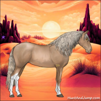 Horse Color:Liver Chestnut Pearl Tobiano 