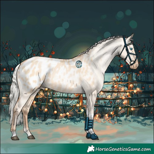 Horse Color:Silver Bay Pearl Dun Sabino Tobiano Appaloosa Rabicano 