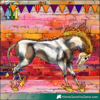 Horse Color:Classic Champagne Tobiano 