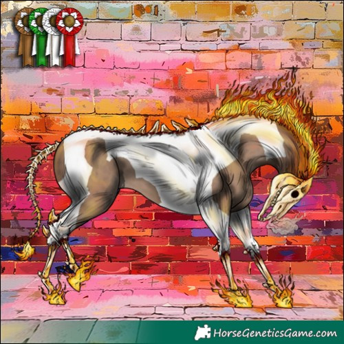 Horse Color:Classic Champagne Tobiano 