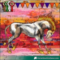 Horse Color:Classic Champagne Tobiano