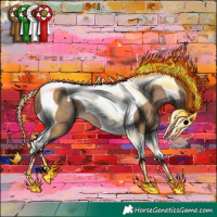Horse Color:Classic Champagne Tobiano 