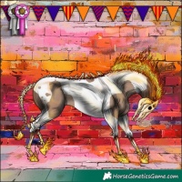 Horse Color:Classic Champagne Tobiano 