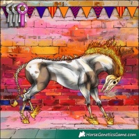 Horse Color:Classic Champagne Tobiano 