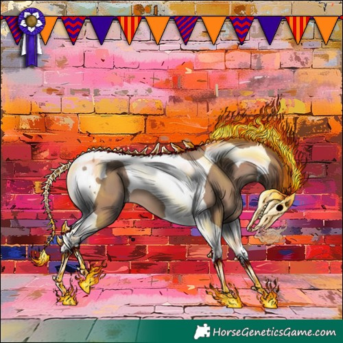 Horse Color:Classic Champagne Tobiano 