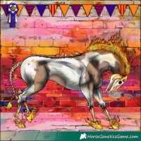 Horse Color:Classic Champagne Tobiano 