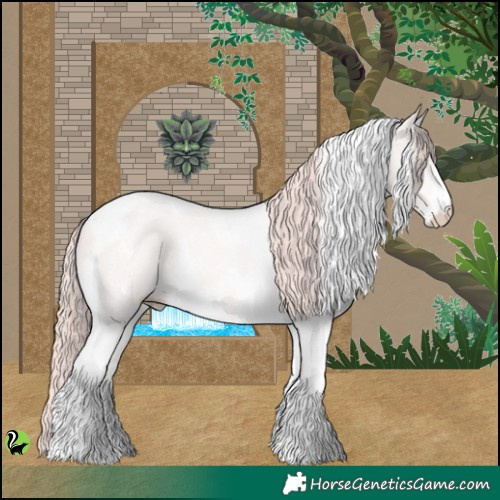 Horse Color:Smoky Creme Sabino Tobiano Rabicano 
