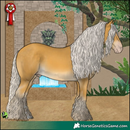 Horse Color:Silver Sable Cream Champagne 