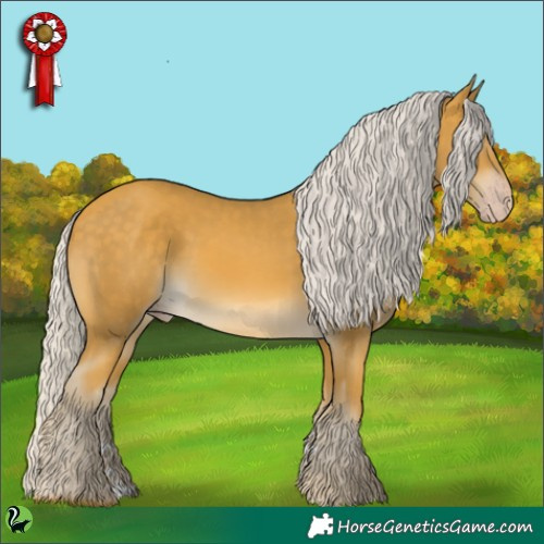 Horse Color:Silver Sable Cream Champagne 