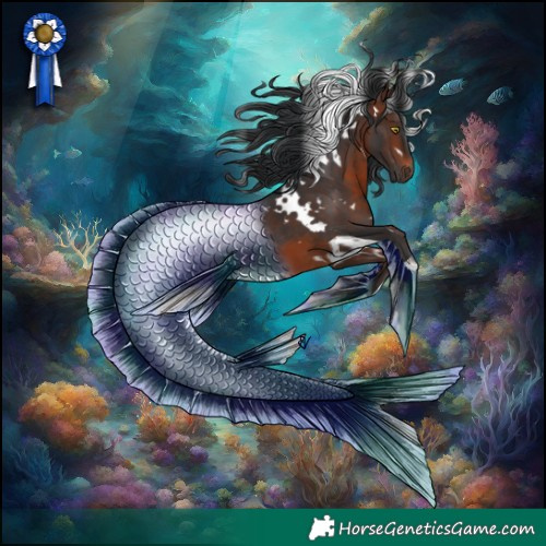 Horse Color:White Spotted Brown 