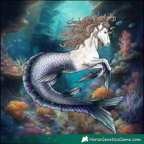 Horse Color:White Spotted Gold Champagne Ice Dun 