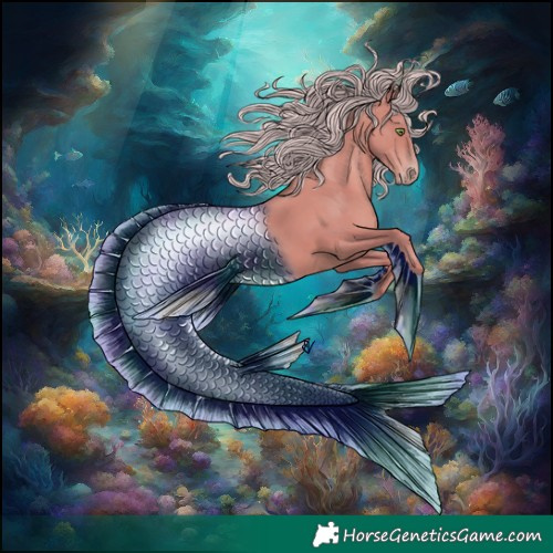 Horse Color:Watercolor Gold Champagne 