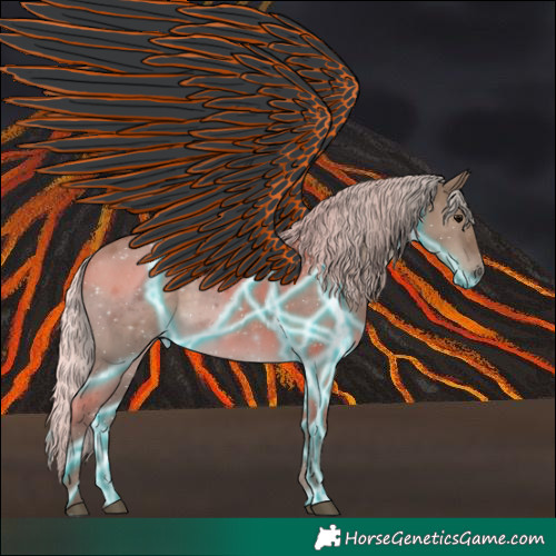 Horse Color:Thunderstruck Silver Grullo 