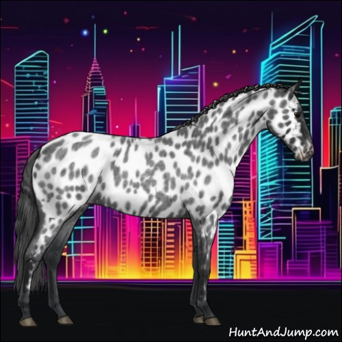 Horse Color:Blue Roan Appaloosa 