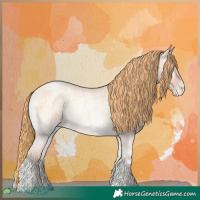 Horse Color:Red Onyx Roan Pearl